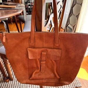 Free People Leather Totebag